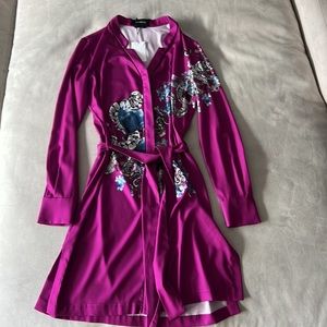 YIGAL AZROUEL Floral Pajama Dress size 6